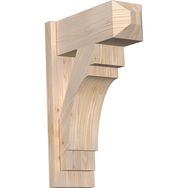 Ekena Millwork Merced Smooth Craftsman Outlooker, Douglas Fir, 7 1/2"W x 18"D x 26"H OUT08X18X26MRC04SDF - main